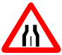 End of dual carriageway